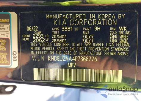 2023 Kia Seltos S from USA, damaged, VIN KNDEU2AA4P7368776